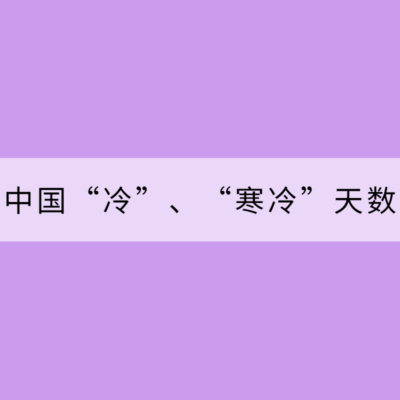 中國(guó)“冷”、“寒冷”天數(shù)在減少 平均舒適日數(shù)增加